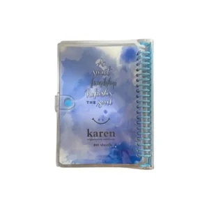 دفتر کلاسوری شفاف کارن