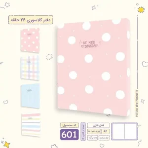 دفتر کلاسوری 100 برگ و 26 حلقه سایز A4 مارک پیتیکو